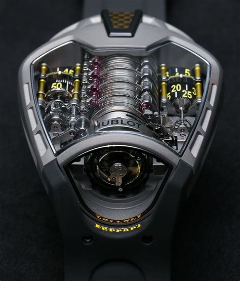 reloj hublot la ferrari|Hublot titanium yellow watch.